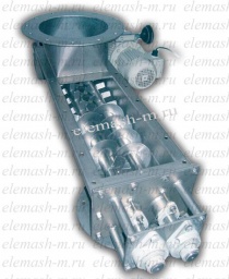 Alimentador de doble tornillo